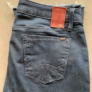 Cult of Individuality straight leg raw hem jeans